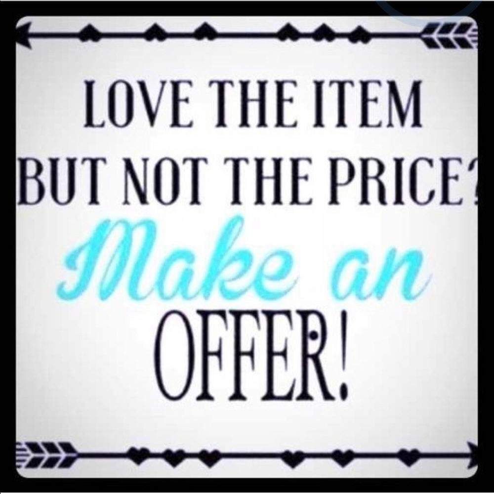 Prices are negotiable!